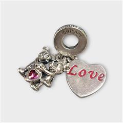 Pandora Charm, Disney Mickey and Minnie With Love, #797769CZR